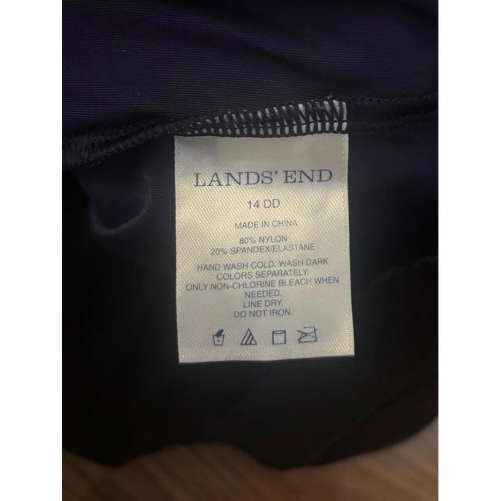 Lands End Tankini Swim Top Size 14DD - Picture 6 of 8